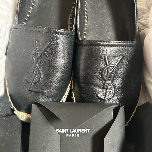 YSL Black leather espadrilles - Picture 6 of 6